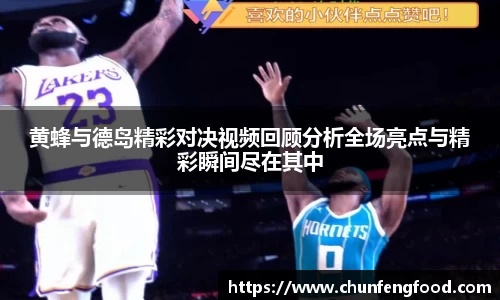 黄蜂与德岛精彩对决视频回顾分析全场亮点与精彩瞬间尽在其中