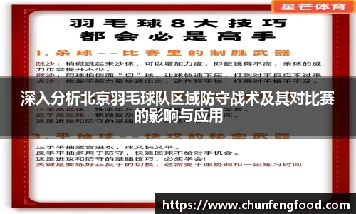 深入分析北京羽毛球队区域防守战术及其对比赛的影响与应用